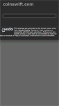 Mobile Screenshot of coinswift.com
